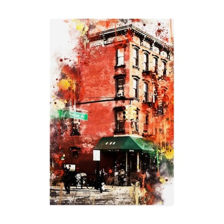 Philippe Hugonnard 'NYC Watercolor Collection - Street Angle' Canvas Art,22x32